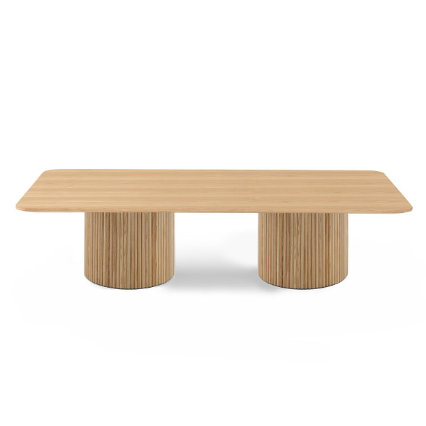 Lantine Coffee Table Oak Natural front view