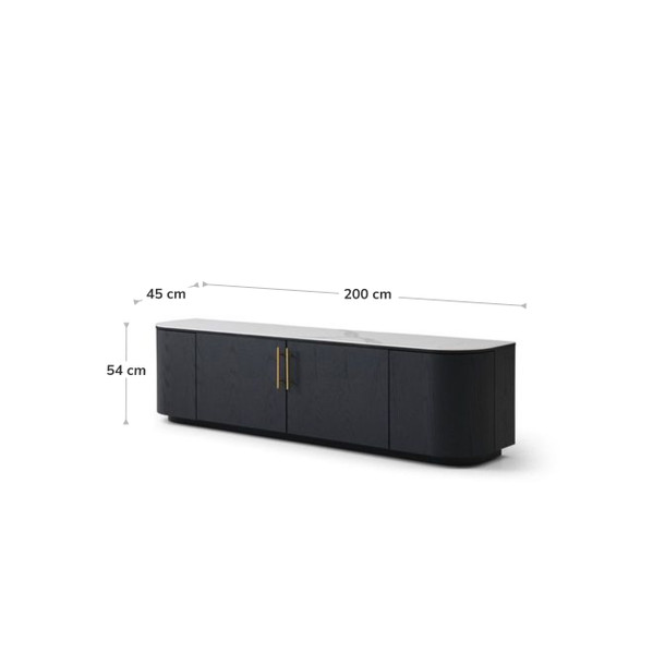 Oakura Entertainment Unit dimensions