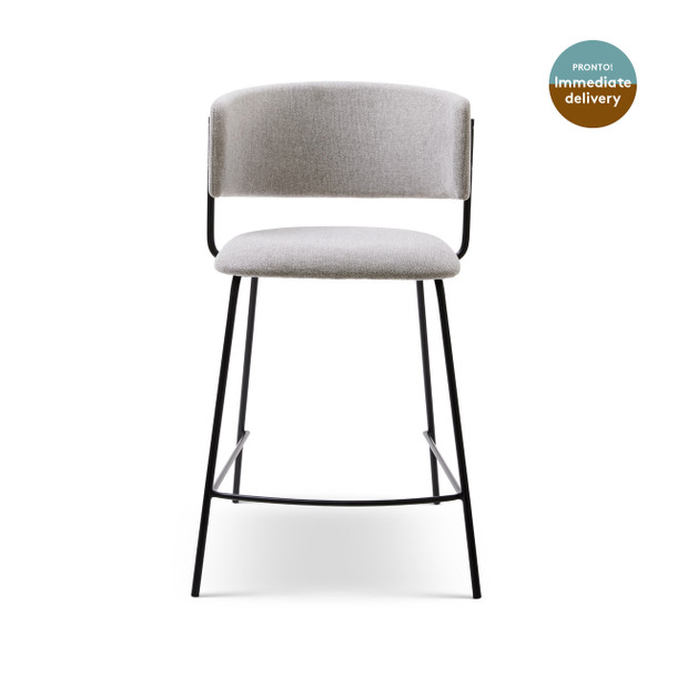 Miami Fabric Belfast Stool front view