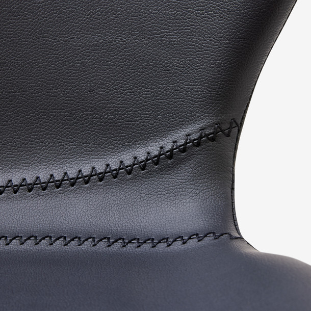 Clover Black Stool seat view Clover Black Stool seat view