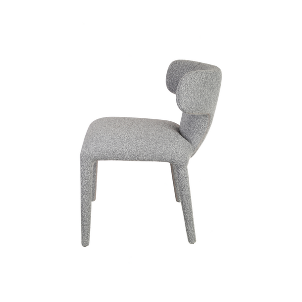 Piper Dining Chair Grey - Side Image Piper Dining Chair Grey - Side Image