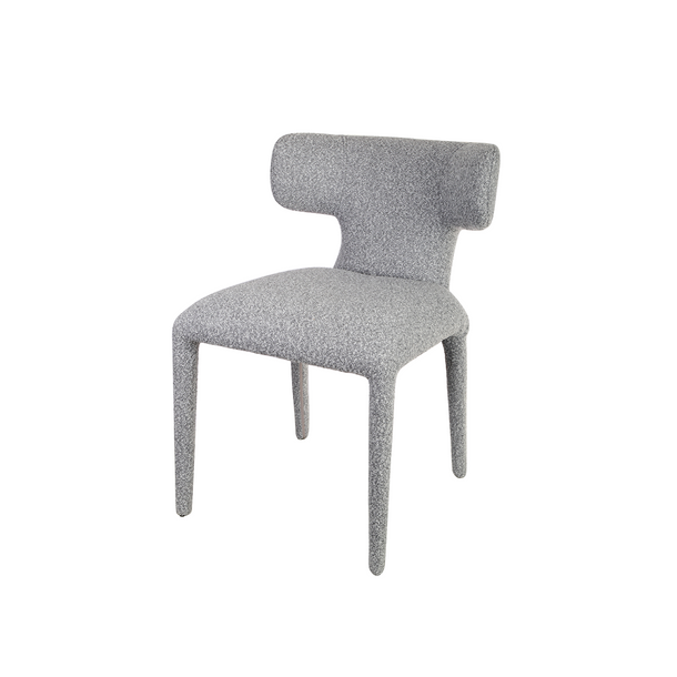 Piper Dining Chair Grey - Angled Image Piper Dining Chair Grey - Angled Image