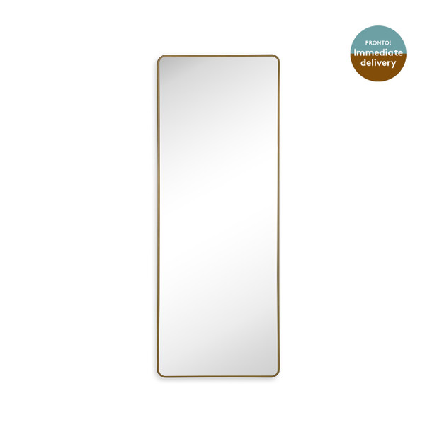 Nora Floor Mirror Gold - Front Image Nora Floor Mirror Gold - Front Image
