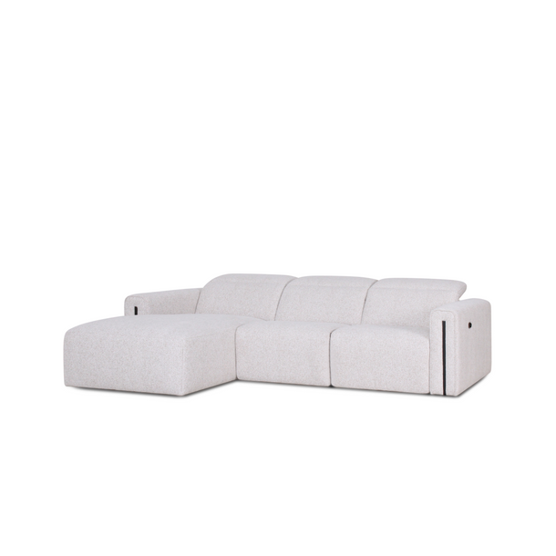 Deeva Chaise Lounge with electric motion - Angled Image