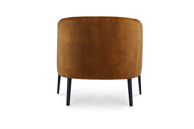 Billy Occasional Chair Mustard - back view