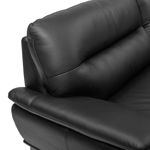 Finlay Leather 3 Seat Lounge detailed view top