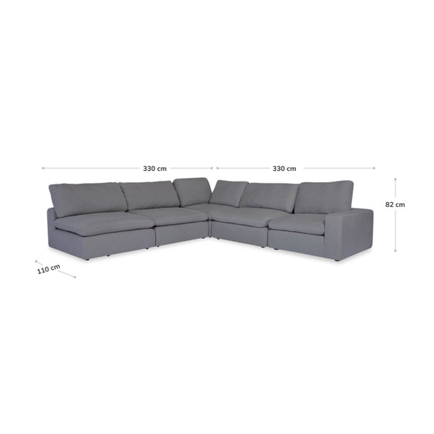 Becky Modular Lounge dimensions
