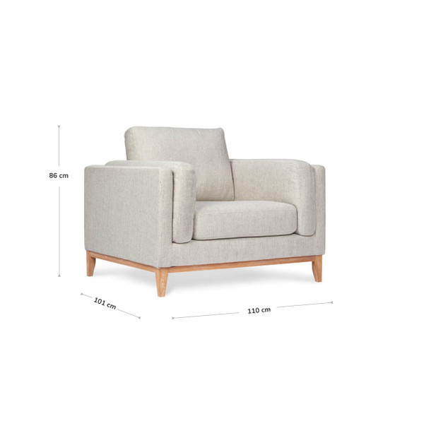 Tess 1 Seat Lounge dimensions