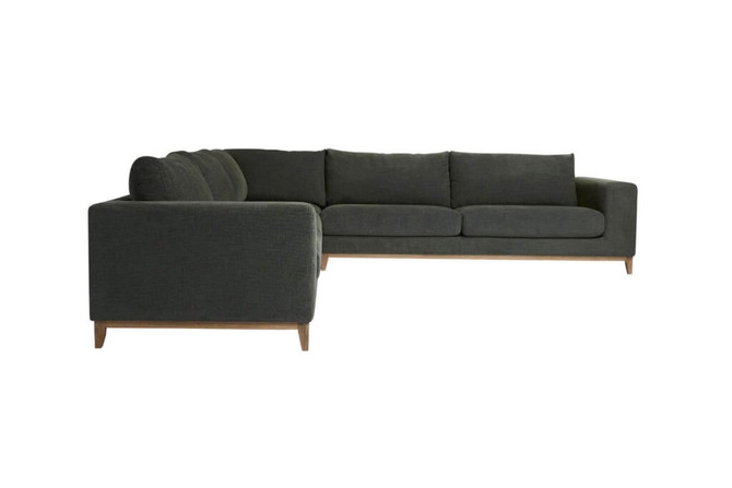 Rose Chaise Lounge Grey Gum side view