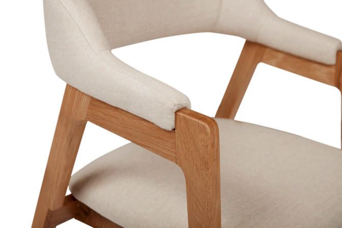 Pello Dining Chair zoomed in backrest and seat