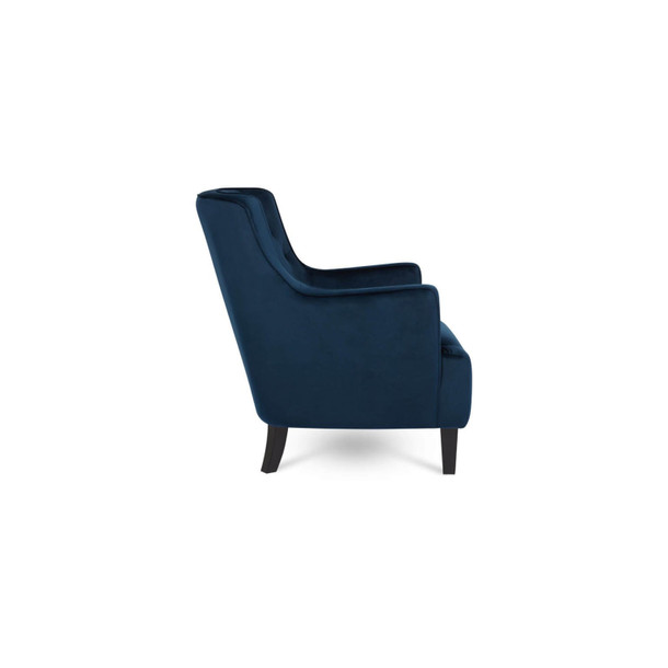 Elly Occasional Chair Bristol Blue - side view
