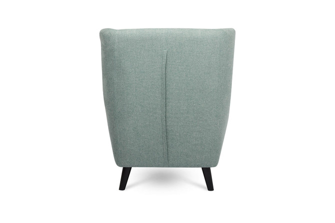 Heron Occasional Chair Midnight Jade - back view