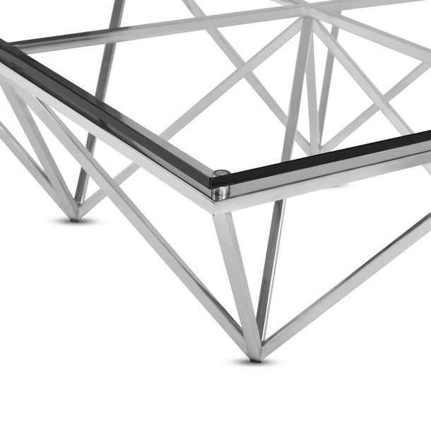 Tommy Coffee Table Steel - top down zoom 1