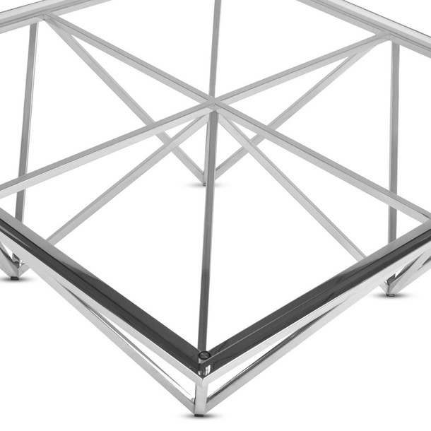 Tommy Coffee Table Steel - top down zoom 2