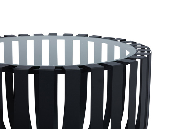 Sonic Occasional Table Black - zoomed top