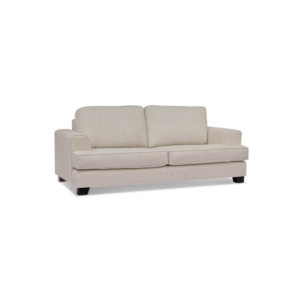 Chloe Milano Pumice 3 Seat Lounge angle view