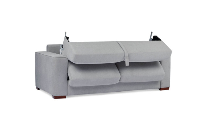 Jack 2.5 Seat Sofa Bed Grey Gum - Fold 1