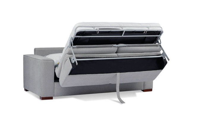 Jack 2.5 Seat Sofa Bed Grey Gum - Fold 3