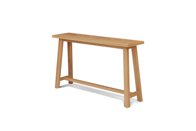 Taylor Herringbone Sofa Table - rotated side view