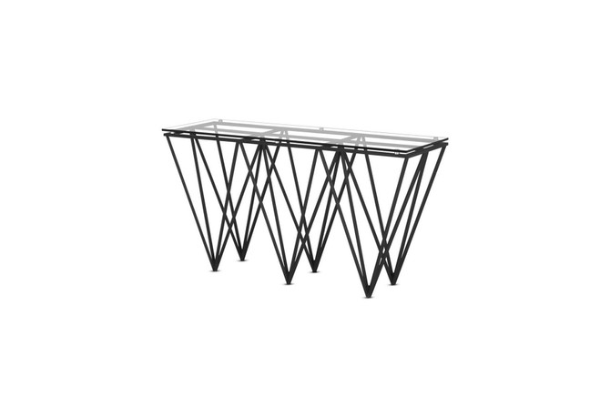 Tommy Sofa Table Black - rotated side