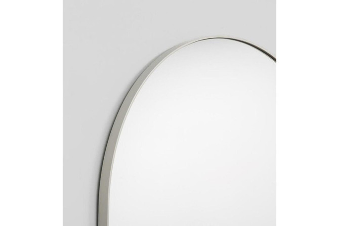 Bjorn Arch Oversized Mirror Dove Grey - top angled zoomed view