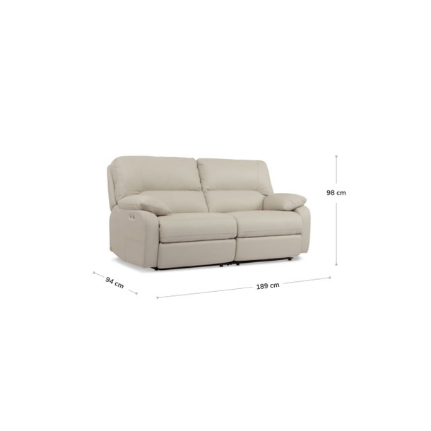 Dior 3 Seat Recliner Lounge dimensions