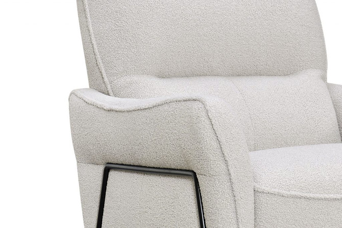 Roxanne Boucle Occasional Chair - top zoomed in
