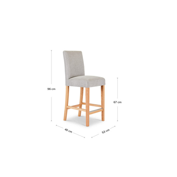 Mikayla Stool dimensions