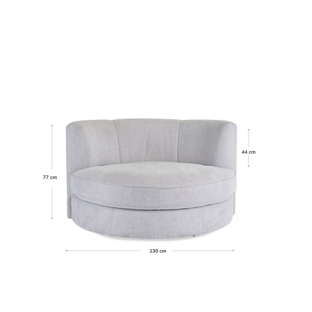 Cuddle Swivel Chair dimensions