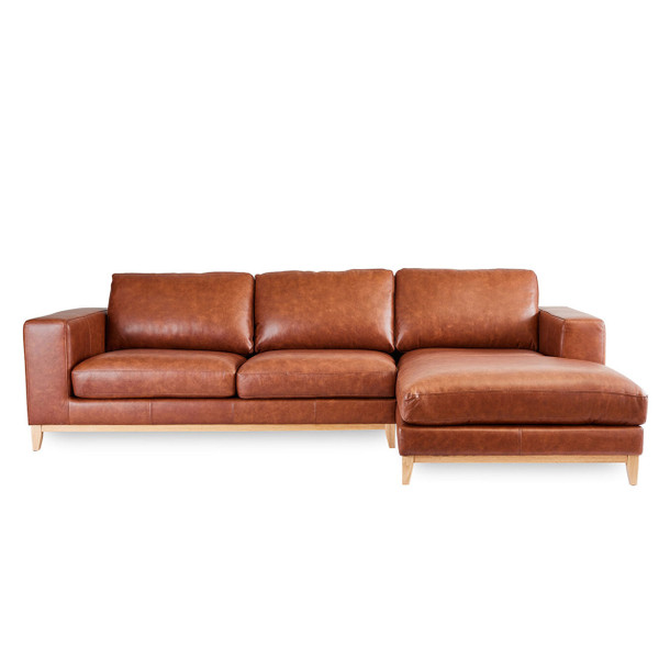 Rose Chaise Lounge Leather front view