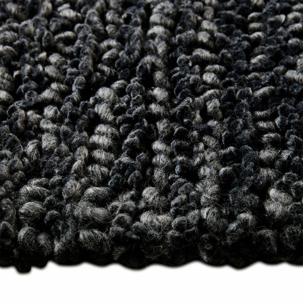 Wanaka Dark Grey Floor Rug detailed view