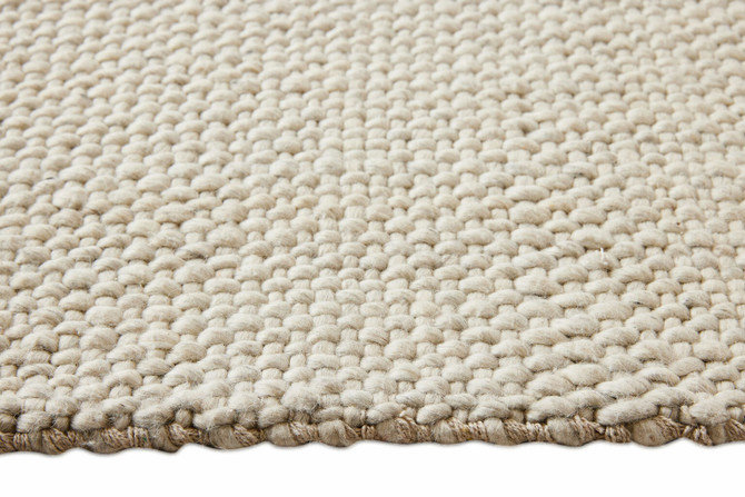 Nebraska Natural White Floor Rug thumbnail