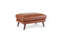 Marley Leather Ottoman- rotated