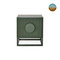 Maximus Bedside Cabinet Olive Green front view Maximus Bedside Cabinet Olive Green front view