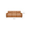Neeson 3 Seat Leather Recliner Lounge Tan dimensions