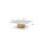 Lantine Marble Coffee Table Natural Base dimensions