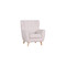 Heron Occasional Chair Sussex Marshmallow - Natural Legs - angled