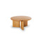 Infinity Coffee Table Natural Oak Top front view