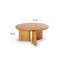 Infinity Coffee Table Natural Oak dimensions