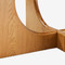 Powell Dining Table Natural leg view