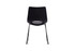 Sled Dining Chair Black back view