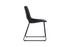 Sled Dining Chair Black side view