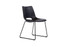 Sled Dining Chair Black angle view