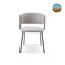 Miami Grey Dining Chair front view Miami Grey Dining Chair front view