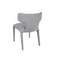 Piper Dining Chair Grey - Angled Back Image