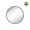 Kiara Round Mirror Black - Front Image Kiara Round Mirror Black - Front Image