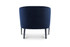 Jess Occasional Chair Dark Navy Blue - back view