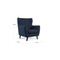 Heron Occasional Chair Mission Denim - dimensions