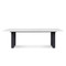Quartz Dining Table with Flow Legs front view