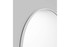 Bjorn Round Mirror White Large - top angled zoomed view